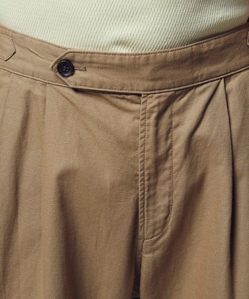 BACK NUMBER（バックナンバー）の「【BACK NUMBER】リネングルカワイドパンツ（その他パンツ・メンズ・ダークブラウン/ベージュ・L/M/S）」の16枚目の写真