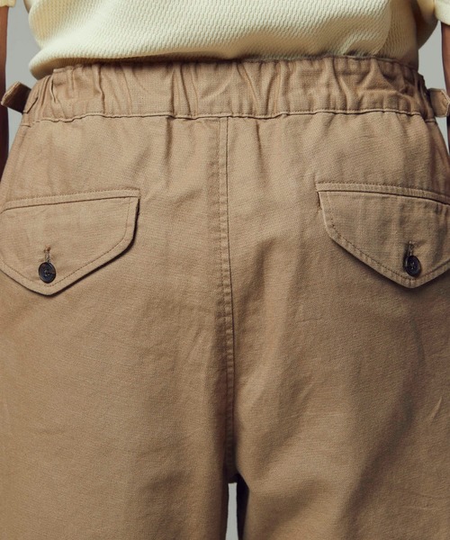BACK NUMBER（バックナンバー）の「【BACK NUMBER】リネングルカワイドパンツ（その他パンツ・メンズ・ダークブラウン/ベージュ・L/M/S）」の20枚目の写真