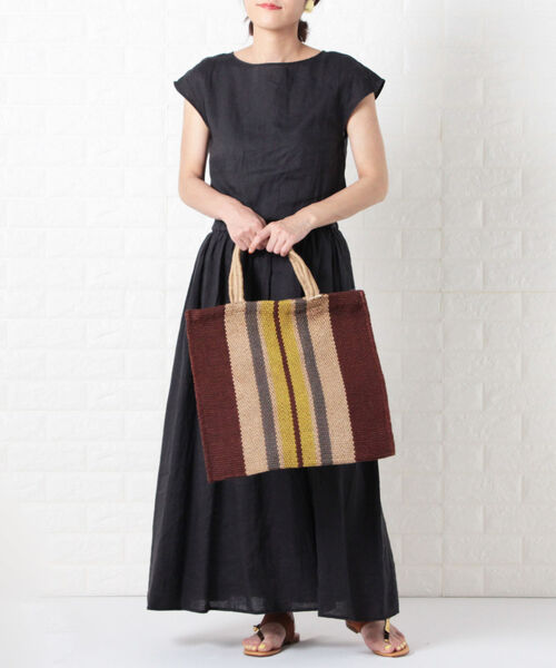 NOLLEY’S（ノーリーズ）の「麻ワンピース（ワンピース・レディース・ブラック/ブラウン/ラベンダー/ピンク・38）」の14枚目の写真