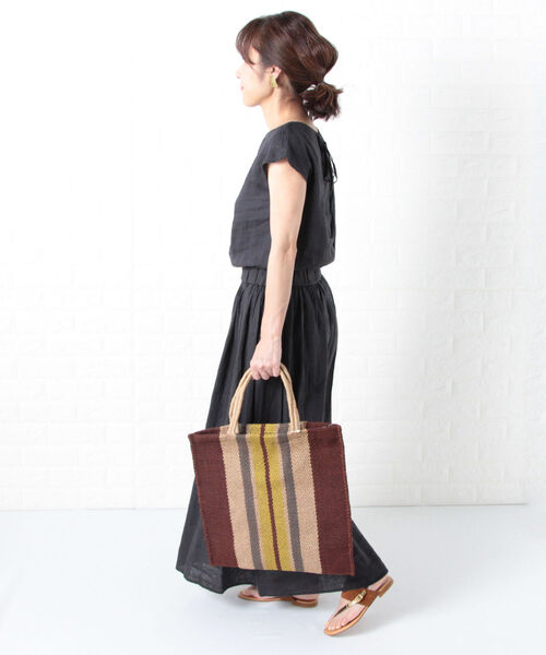 NOLLEY’S（ノーリーズ）の「麻ワンピース（ワンピース・レディース・ブラック/ブラウン/ラベンダー/ピンク・38）」の13枚目の写真