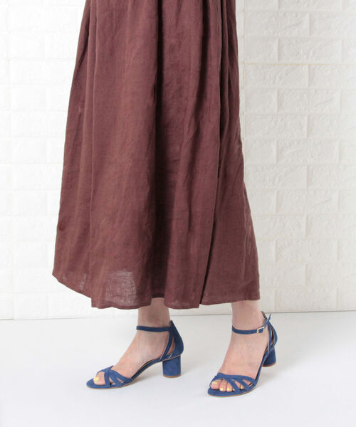 NOLLEY’S（ノーリーズ）の「麻ワンピース（ワンピース・レディース・ブラック/ブラウン/ラベンダー/ピンク・38）」の8枚目の写真