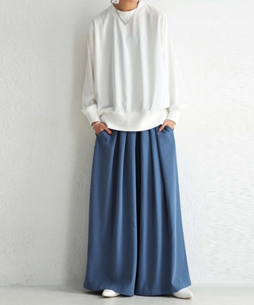antiqua(アンティカ)の「異素材トップス(Tシャツ/カットソー・レディース・オフホワイト/ブラック/ブラウン系その他・FREE)」の13枚目の写真