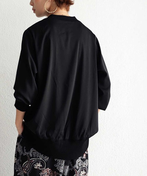 antiqua(アンティカ)の「異素材トップス(Tシャツ/カットソー・レディース・オフホワイト/ブラック/ブラウン系その他・FREE)」の19枚目の写真