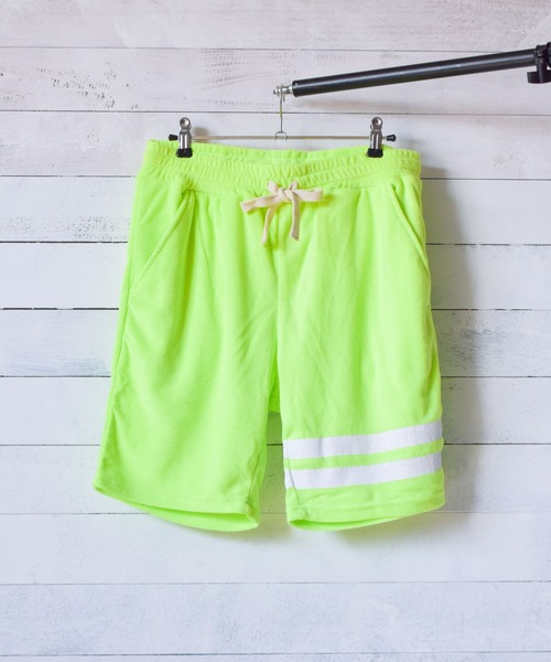 Bling Leads（ブリングリーズ）の「/パイルレタード　ショートパンツ/（その他パンツ・メンズ・ブラック/ベージュ/ネイビー/ピンク/イエロー/アイボリー/チャコールグレー/グレイッシュベージュ・MEDIUM/LARGE）」の7枚目の写真