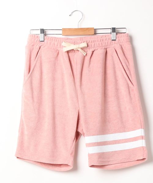 Bling Leads（ブリングリーズ）の「/パイルレタード　ショートパンツ/（その他パンツ・メンズ・ブラック/ベージュ/ネイビー/ピンク/イエロー/アイボリー/チャコールグレー/グレイッシュベージュ・MEDIUM/LARGE）」の18枚目の写真