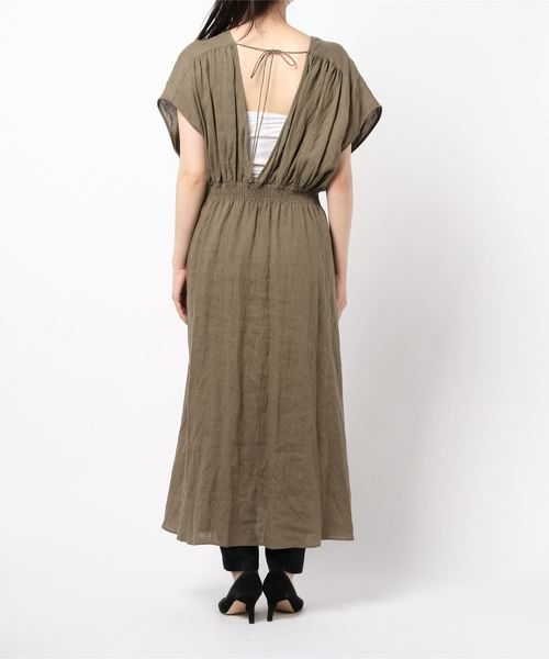 plage（プラージュ）の「フレンリネンガウンワンピース◇（ワンピース  