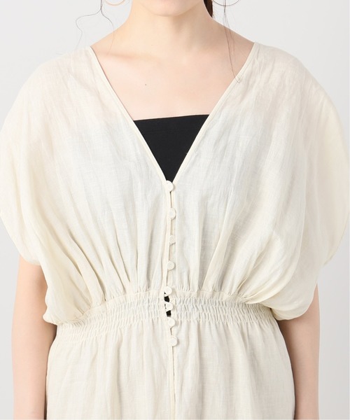 plage（プラージュ）の「フレンリネンガウンワンピース◇（ワンピース  