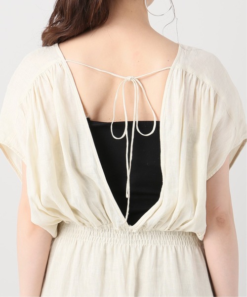 plage（プラージュ）の「フレンリネンガウンワンピース◇（ワンピース  