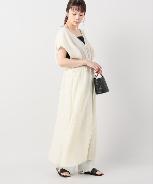 plage（プラージュ）の「フレンリネンガウンワンピース◇（ワンピース  