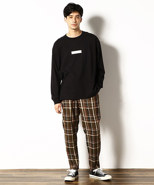 Purple&Yellow（パープルアンドイエロー）の「★ＴＶドラマ着用商品★ チェック柄　シェフパンツ（その他パンツ・メンズ・ネイビー/カーキ・SMALL/MEDIUM/LARGE/X-SMALL）」の3枚目の写真