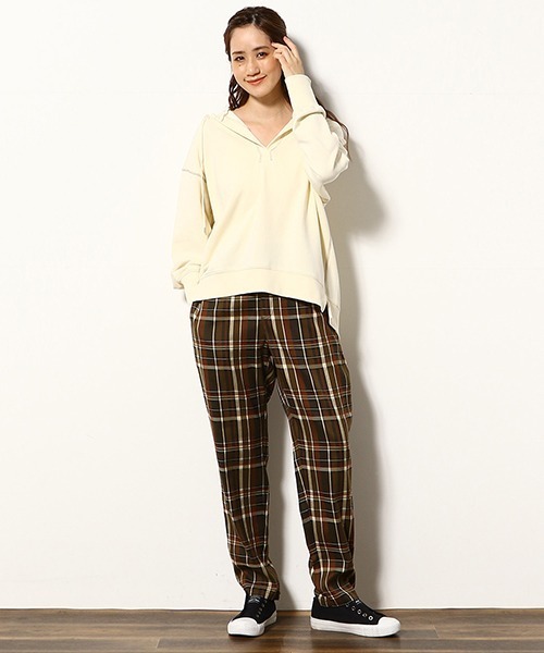 Purple&Yellow（パープルアンドイエロー）の「★ＴＶドラマ着用商品★ チェック柄　シェフパンツ（その他パンツ・メンズ・ネイビー/カーキ・SMALL/MEDIUM/LARGE/X-SMALL）」の4枚目の写真