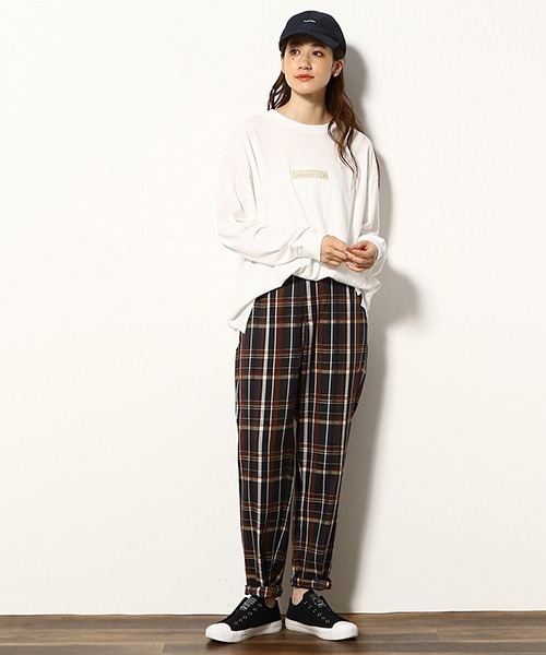 Purple&Yellow（パープルアンドイエロー）の「★ＴＶドラマ着用商品★ チェック柄　シェフパンツ（その他パンツ・メンズ・ネイビー/カーキ・SMALL/MEDIUM/LARGE/X-SMALL）」の5枚目の写真