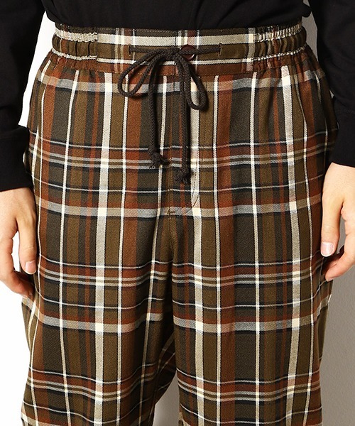 Purple&Yellow（パープルアンドイエロー）の「★ＴＶドラマ着用商品★ チェック柄　シェフパンツ（その他パンツ・メンズ・ネイビー/カーキ・SMALL/MEDIUM/LARGE/X-SMALL）」の8枚目の写真