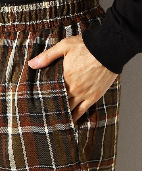 Purple&Yellow（パープルアンドイエロー）の「★ＴＶドラマ着用商品★ チェック柄　シェフパンツ（その他パンツ・メンズ・ネイビー/カーキ・SMALL/MEDIUM/LARGE/X-SMALL）」の9枚目の写真