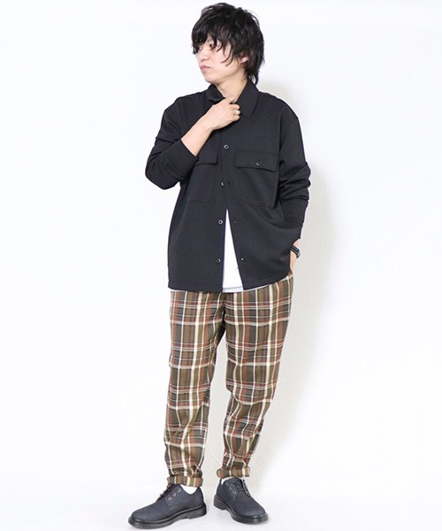 Purple&Yellow（パープルアンドイエロー）の「★ＴＶドラマ着用商品★ チェック柄　シェフパンツ（その他パンツ・メンズ・ネイビー/カーキ・SMALL/MEDIUM/LARGE/X-SMALL）」の16枚目の写真