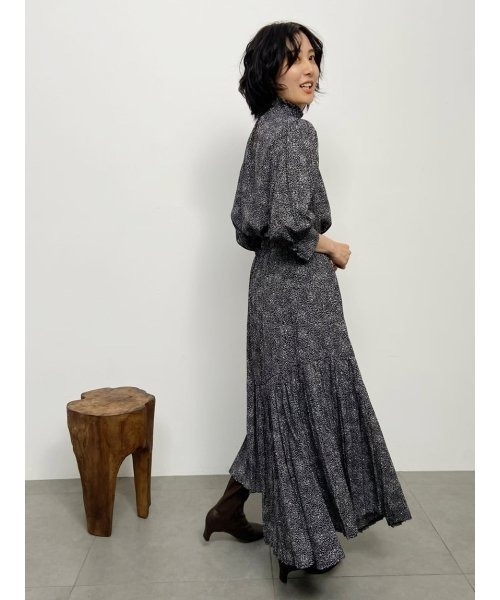 SNIDEL（スナイデル）の「イレギュラープリーツプリントスカート  