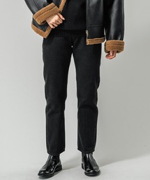 SERGE de bleu | 【SERGE de bleu】BOY ボーイッシュデニム BLACK FADE WOMEN(デニムパンツ)