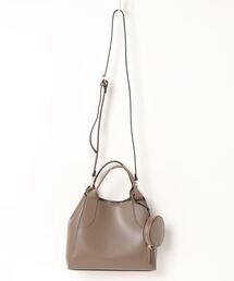 INTERPLANET | エコバッグ付き合皮ＢＡＧ(ショルダーバッグ)