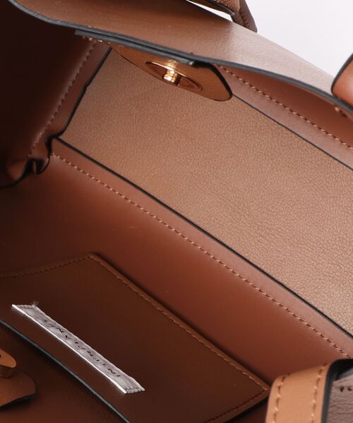 INTERPLANET（インタープラネット）の「エコバッグ付き合皮ＢＡＧ（ショルダーバッグ・レディース・ブラック/キャメル/グレイッシュベージュ・フリー）」の7枚目の写真