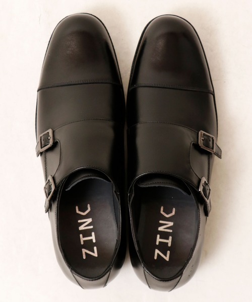 ZINC(ジンク)の「ZINC 本革軽量ダブルモンクストラップシューズ(ドレスシューズ・メンズ・ブラウン/ブラック・42/46/40/41/45/43/39/44)」の4枚目の写真