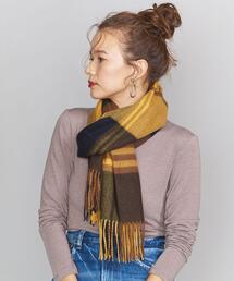 BEAUTY&YOUTH UNITED ARROWS | BY カシミヤチェックストール 50×170/マフラー(ストール/ショール)