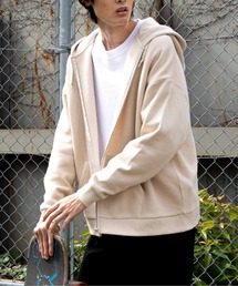 WEGO | WEGO/裏起毛ヘビーウエイトビッグシルエットジップパーカー(パーカー)