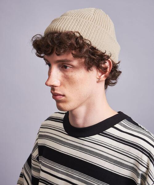 MONKEY TIME（モンキータイム）の「＜monkey time＞ PE/AC AZ SHORT BEANIE/ビーニー（ニットキャップ/ビーニー・メンズ・ネイビー/ダークグレー/ブラック/ダークブラウン/ナチュラル/ダークグリーン・FREE）」の20枚目の写真