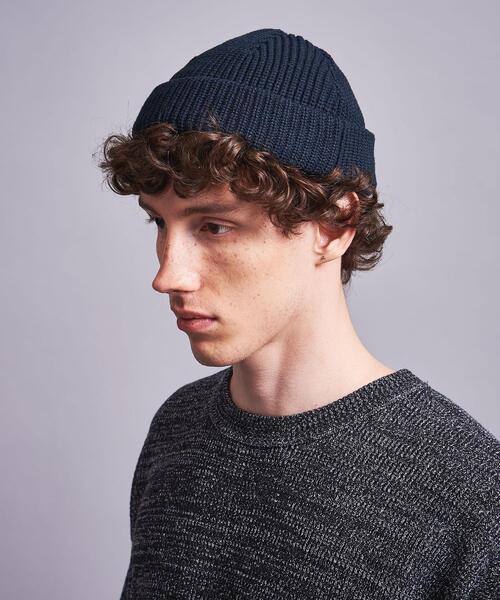 MONKEY TIME（モンキータイム）の「＜monkey time＞ PE/AC AZ SHORT BEANIE/ビーニー（ニットキャップ/ビーニー・メンズ・ネイビー/ダークグレー/ブラック/ダークブラウン/ナチュラル/ダークグリーン・FREE）」の22枚目の写真