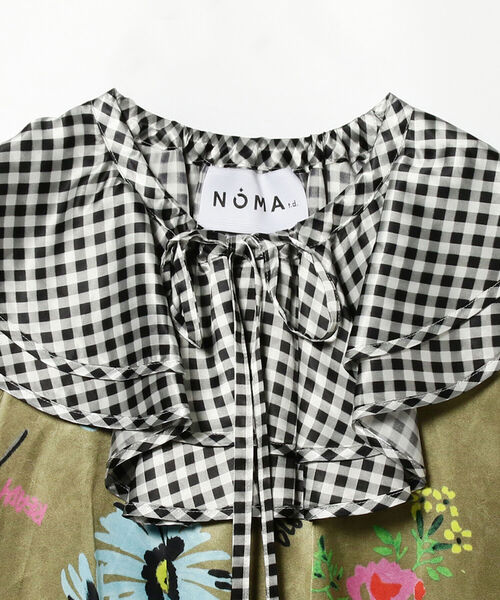極美品⭐︎NOMA t.d.×Ray BEAMS 別注 ラッフルドレス ワンピース Ray BEAMS（レイビームス）の「NOMA t.d. × Ray BEAMS / 別注