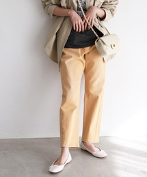 SLOBE IENA（スローブイエナ）の「LE DENIM×MARITAS カラーストレートパンツ【洗濯機使用可能】◆（デニムパンツ）」