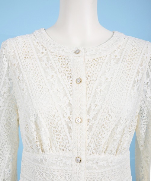 Dear Princess（ディアプリンセス）の「両耳スカラレース　ワンピース（ワンピース・レディース・ホワイト/ブラック/ブラウン・SMALL/MEDIUM）」の11枚目の写真