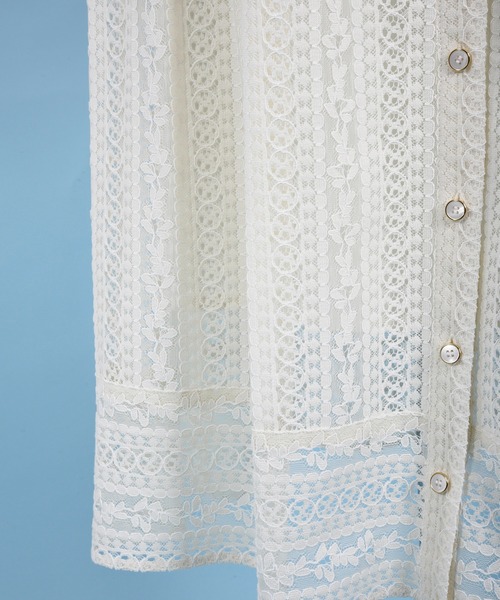 Dear Princess（ディアプリンセス）の「両耳スカラレース　ワンピース（ワンピース・レディース・ホワイト/ブラック/ブラウン・SMALL/MEDIUM）」の12枚目の写真