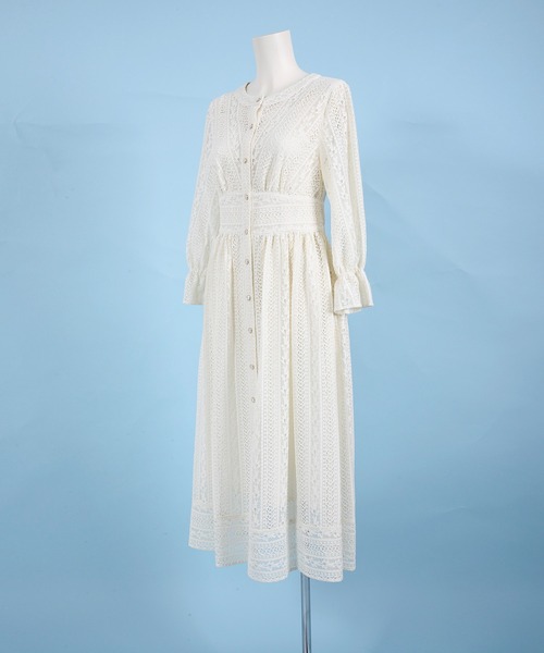 Dear Princess（ディアプリンセス）の「両耳スカラレース　ワンピース（ワンピース・レディース・ホワイト/ブラック/ブラウン・SMALL/MEDIUM）」の13枚目の写真