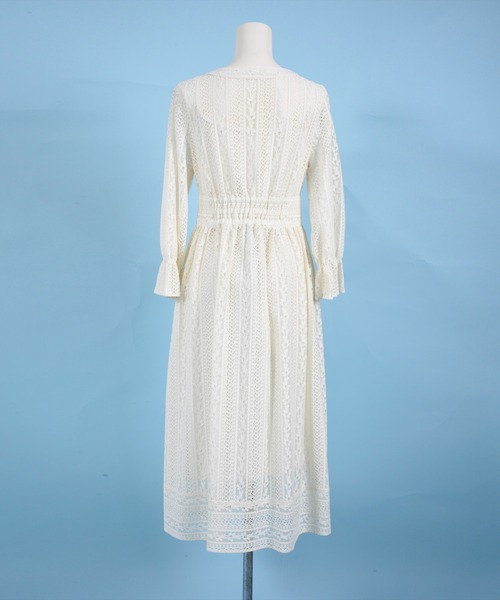 Dear Princess（ディアプリンセス）の「両耳スカラレース　ワンピース（ワンピース・レディース・ホワイト/ブラック/ブラウン・SMALL/MEDIUM）」の16枚目の写真