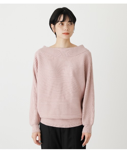 2WAY RIB SWITCH KNIT TOPS/2WAYリブスイッチニットトップス（ニット