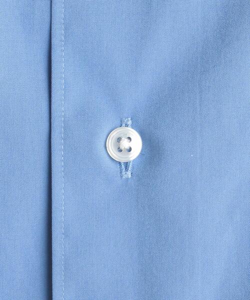 LOEFF(ロエフ)の「<LOEFF(ロエフ)> コットンブロード レギュラーシャツ ルーズフィット(シャツ/ブラウス・レディース・ホワイト/コバルトブルー・1/0)」の8枚目の写真