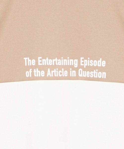 WEGO(ウィゴー)の「WEGO/ドルマンロゴプリントプルオーバー(スウェット・メンズ・ホワイト/ベージュ/サックスブルー・MEDIUM/LARGE)」の14枚目の写真