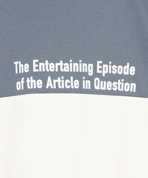 WEGO(ウィゴー)の「WEGO/ドルマンロゴプリントプルオーバー(スウェット・メンズ・ホワイト/ベージュ/サックスブルー・MEDIUM/LARGE)」の6枚目の写真