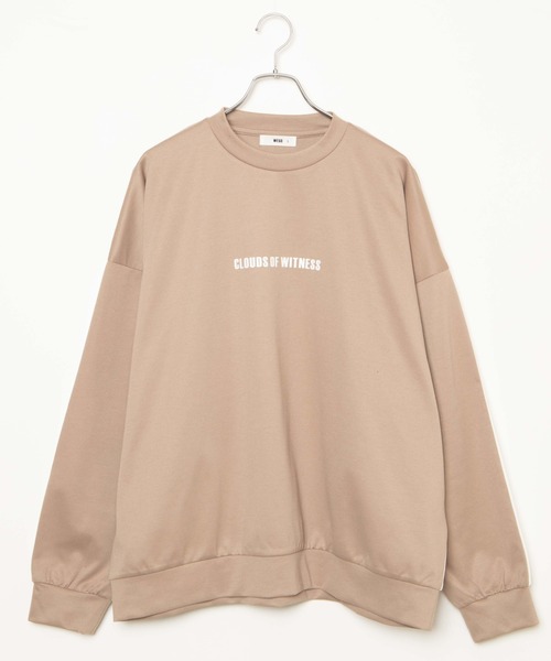 WEGO(ウィゴー)の「WEGO/ドルマンロゴプリントプルオーバー(スウェット・メンズ・ホワイト/ベージュ/サックスブルー・MEDIUM/LARGE)」の20枚目の写真