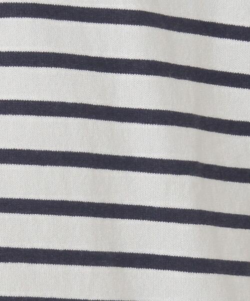 coen（コーエン）の「天竺ボーダーロングスリーブTシャツ（Tシャツ/カットソー・メンズ・オフホワイト/ベージュ・LARGE/X-LARGE/SMALL/MEDIUM）」の16枚目の写真