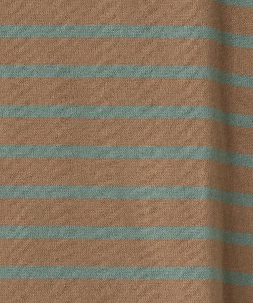 coen（コーエン）の「天竺ボーダーロングスリーブTシャツ（Tシャツ/カットソー・メンズ・オフホワイト/ベージュ・LARGE/X-LARGE/SMALL/MEDIUM）」の18枚目の写真