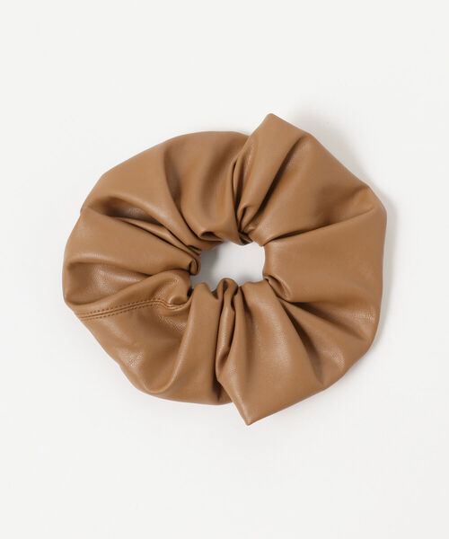 B:MING by BEAMS(ビーミングバイビームス)の「LE VERNIS / フェイクレザー シュシュ(シュシュ・レディース・ブラウン系その他4/ホワイト・ONE SIZE)」の5枚目の写真