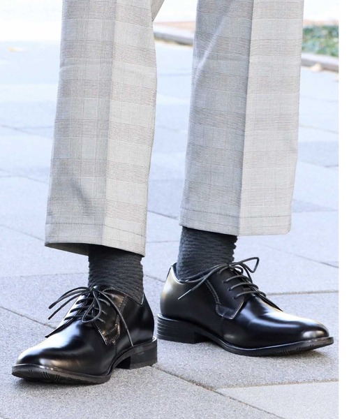 SARABANDE（サラバンド）の「SARABANDE / 本革 外羽根プレーントゥシューズ クッションインソール (6931)（ドレスシューズ・メンズ・ブラック/ブラウン/キャメル/ブラック系その他/ワインレッド・44/46/48/40/39/41/42/43/45/50/47）」の17枚目の写真