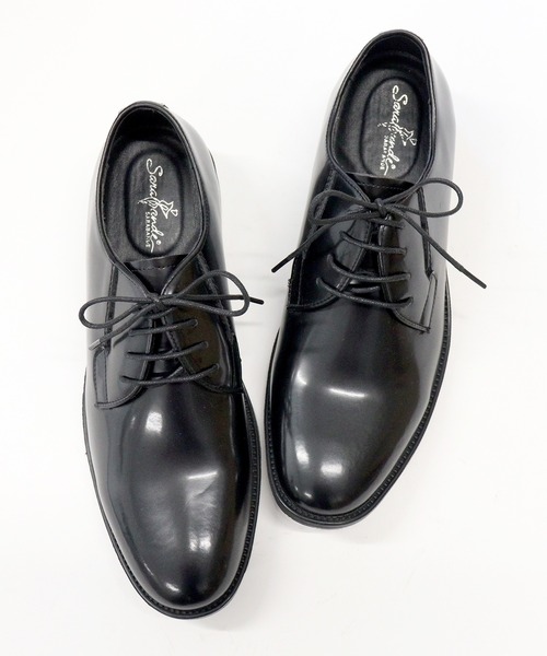 SARABANDE（サラバンド）の「SARABANDE / 本革 外羽根プレーントゥシューズ クッションインソール (6931)（ドレスシューズ・メンズ・ブラック/ブラウン/キャメル/ブラック系その他/ワインレッド・44/46/48/40/39/41/42/43/45/50/47）」の20枚目の写真