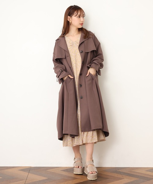 one after another NICE CLAUP(ワンアフターアナザーナイスクラップ)の「フロントリボンロングワンピース(ワンピース・レディース・ホワイト系その他/ベージュ系その他/イエロー系その他・FREE)」の18枚目の写真