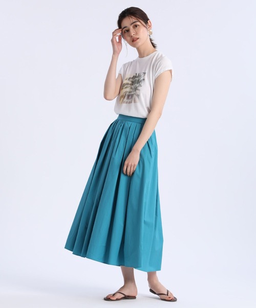 Maison de Beige（メゾンドベージュ）の「《Maison de Beige》フォトTシャツ《マシュふわ(R)》（Tシャツ/カットソー・レディース・チャコールグレー/ベージュ/オフホワイト/モスグリーン・9号）」の14枚目の写真