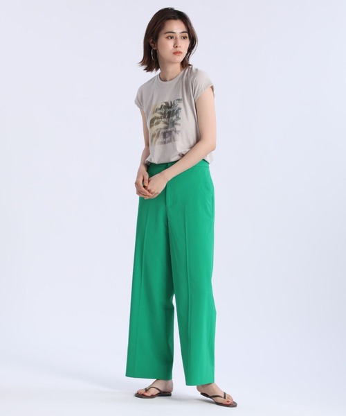 Maison de Beige（メゾンドベージュ）の「《Maison de Beige》フォトTシャツ《マシュふわ(R)》（Tシャツ/カットソー・レディース・チャコールグレー/ベージュ/オフホワイト/モスグリーン・9号）」の15枚目の写真