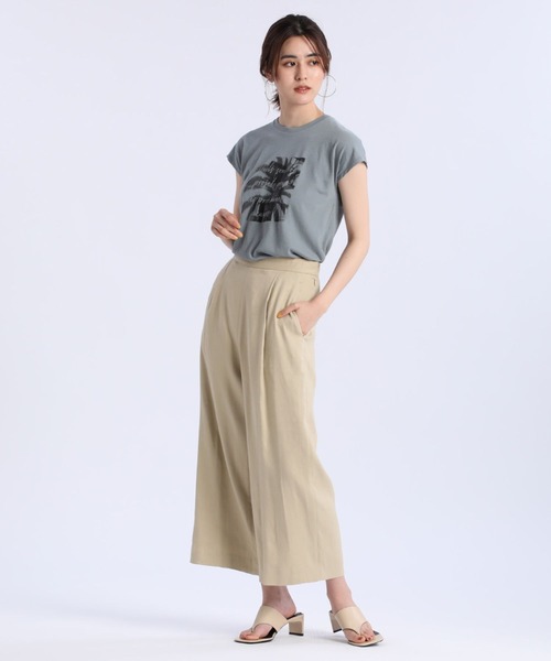 Maison de Beige（メゾンドベージュ）の「《Maison de Beige》フォトTシャツ《マシュふわ(R)》（Tシャツ/カットソー・レディース・チャコールグレー/ベージュ/オフホワイト/モスグリーン・9号）」の16枚目の写真