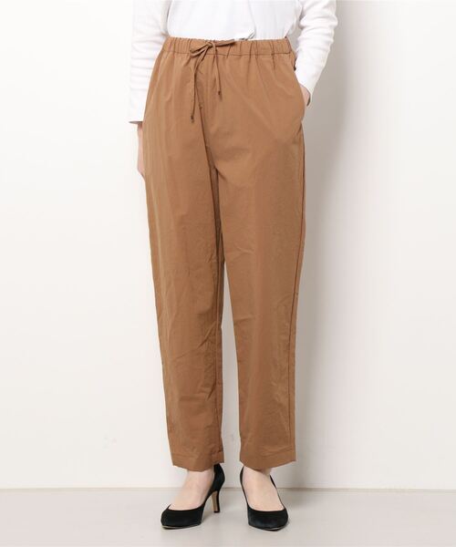 N.O.R.C（ノーク）の「ナイロンストレッチテーパードパンツ（その他パンツ・レディース・ブラック/ライトグリーン/ライトグレー/キャメル・S/M/L/XXL）」の4枚目の写真