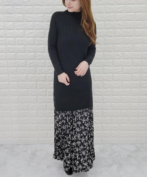 Lace Ladies（レースレディース）の「リブ ハイネック 長袖ニット（ニット/セーター・レディース・テラコッタ/ブラック/ホワイト/グレー/ピンク・FREE）」の11枚目の写真